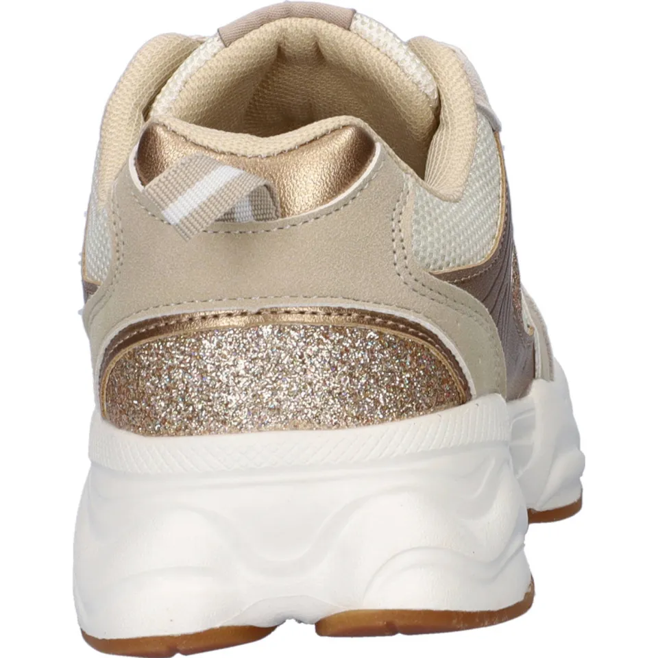 Nelson Kids sneakers beige/goud, foto 3