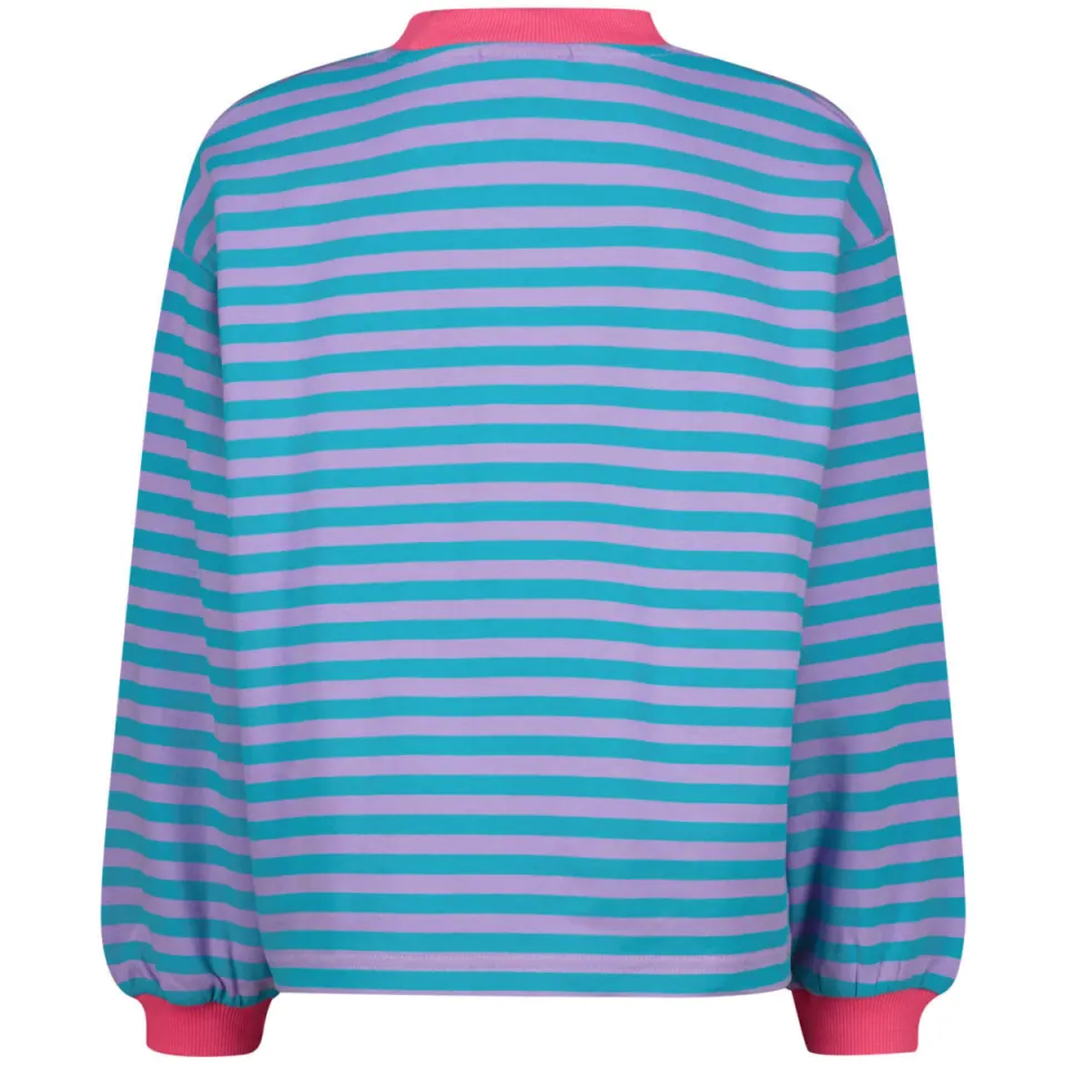 Vingino gestreepte sweater - blauw/roze, foto 3
