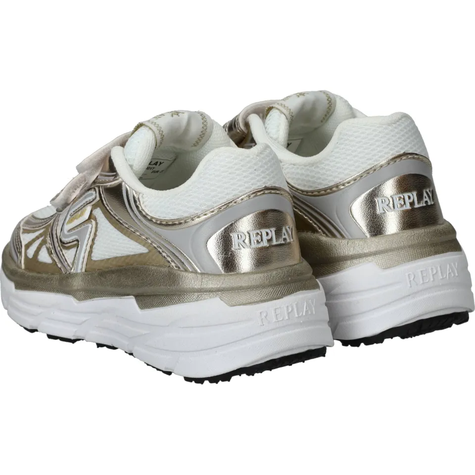 Replay Christal sneakers goud, foto 5