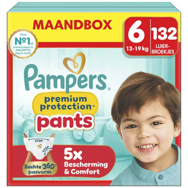Pampers Premium Protection luierbroekjes 132 stuks, foto 2