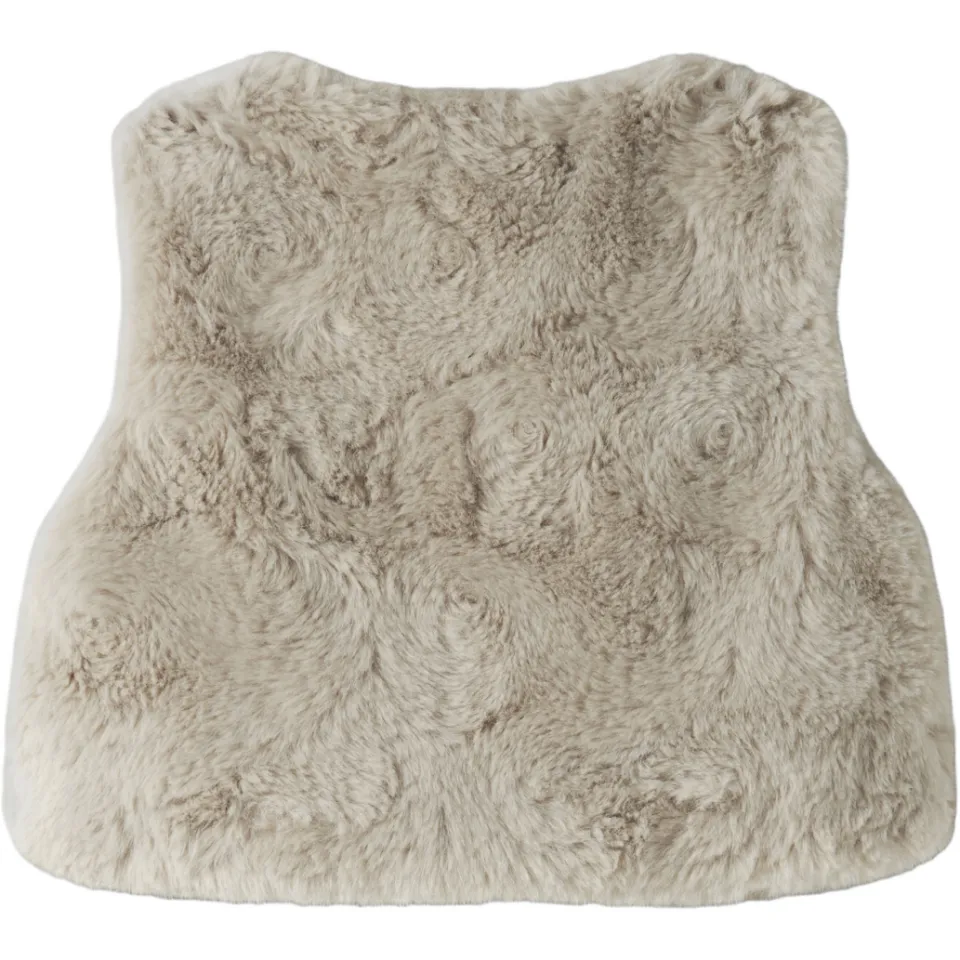 NAME IT BABY imitatiebont gilet - beige, foto 2