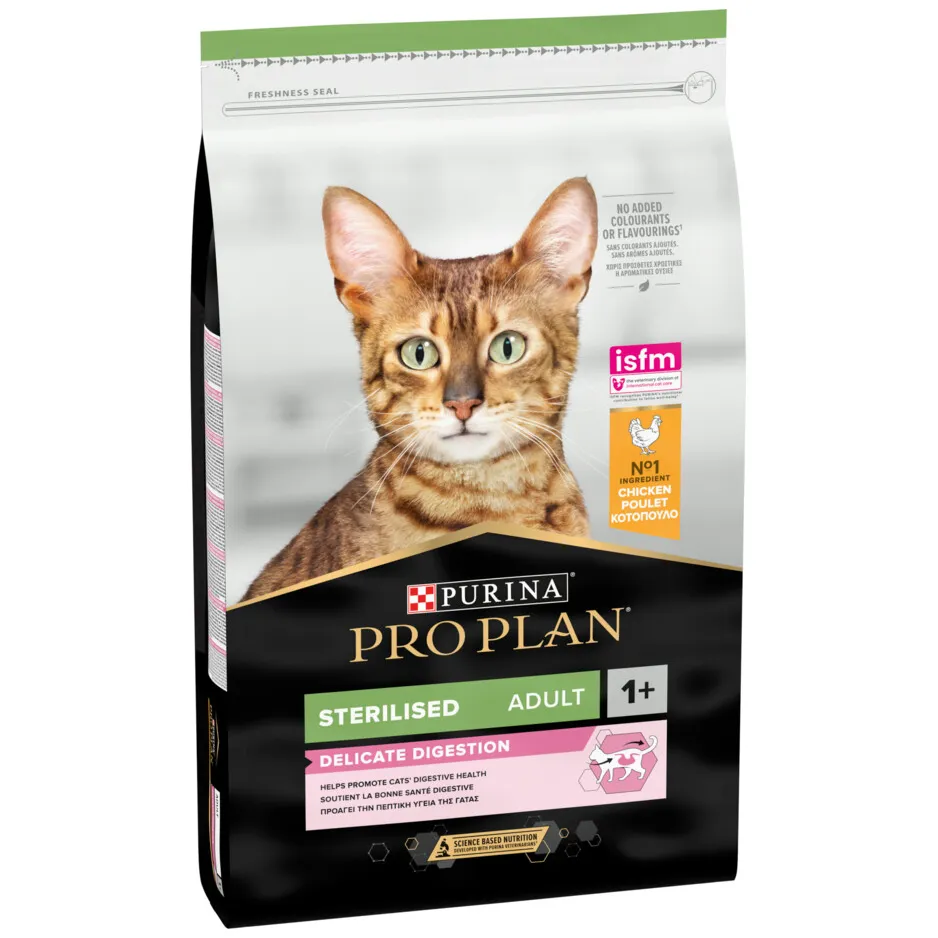 Pro Plan Sterilised Adult delicate digestion kattenvoer kip 10 kg