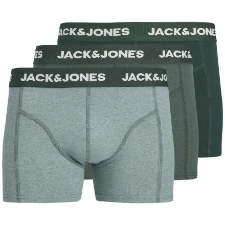 Jack & Jones boxershorts - groen/donkergroen (set van 3), foto 2