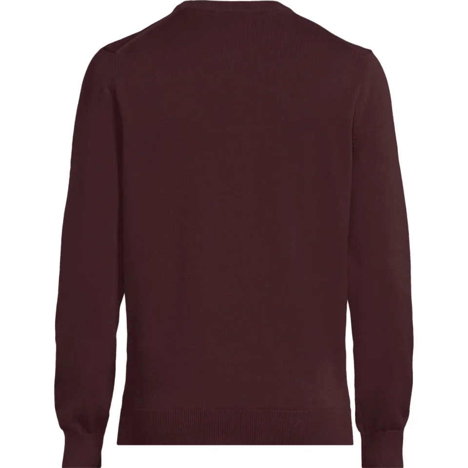 Lacoste regular fit gebreide trui - roodbruin, foto 3