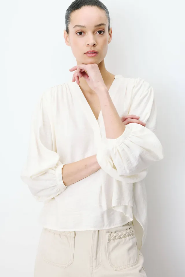 Grace & Mila blouse ecru, foto 3