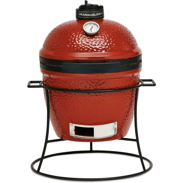 Kamado Joe Junior houtskool barbecue rood