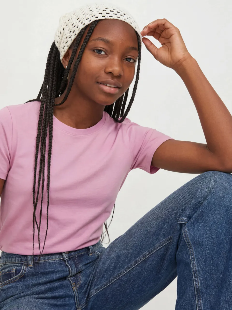 JJXX GIRL t-shirt roze, foto 5