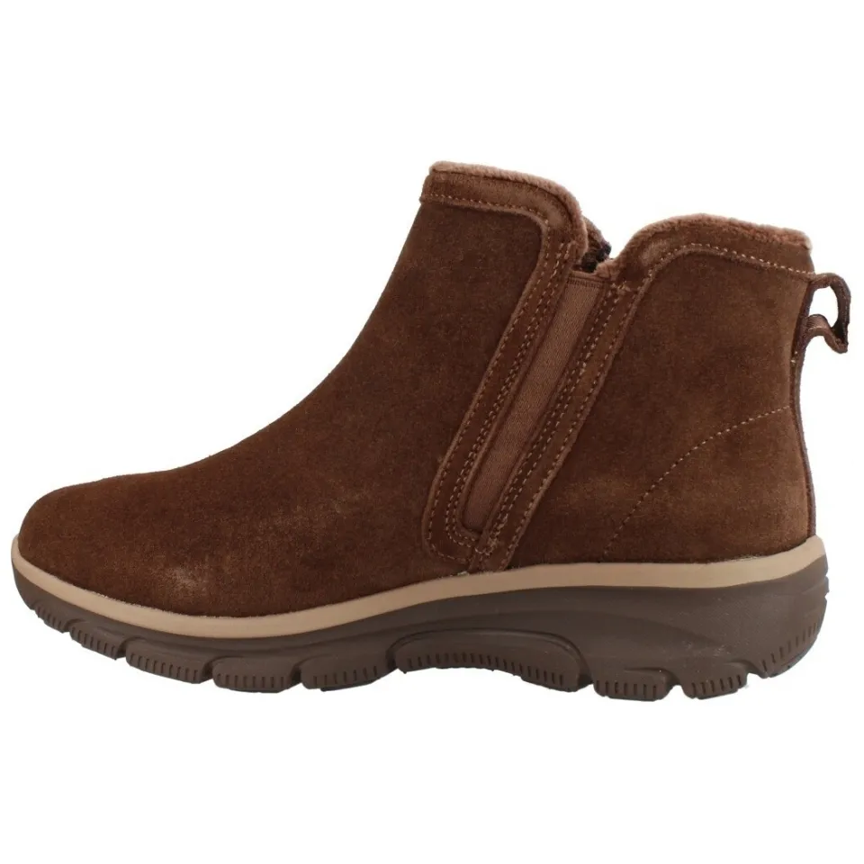Skechers Easy Going enkellaarsjes bruin