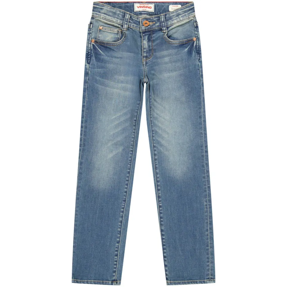 Vingino regular fit jeans - mid blue wash, foto 2