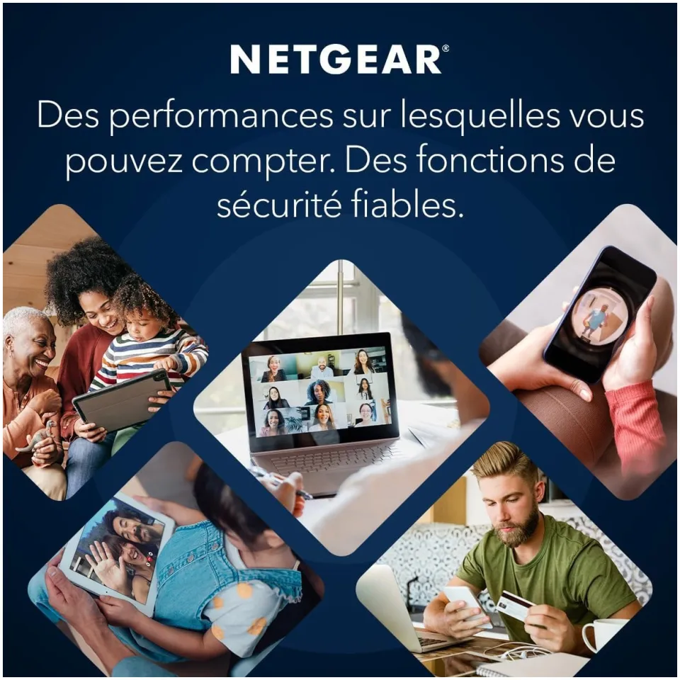 Netgear Nighthawk WiFi 7 Router RS300 (BE9300) Router, foto 4