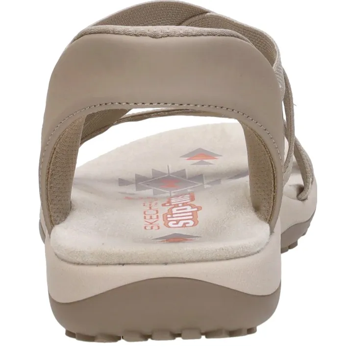 Skechers Slip-Ins Reggae Slim sandalen taupe, foto 7