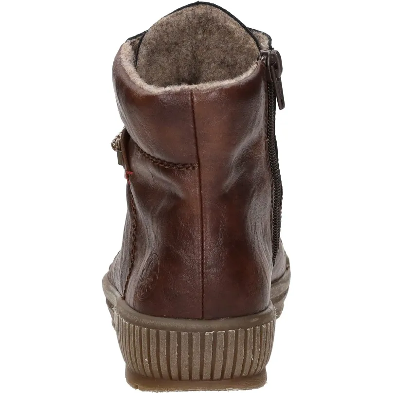Rieker veterboots hoog cognac, foto 7
