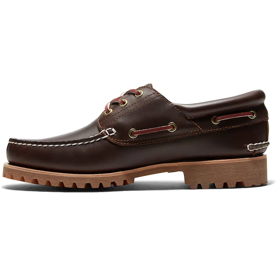 Timberland Authentic boat shoe brown Leer Heren, foto 4