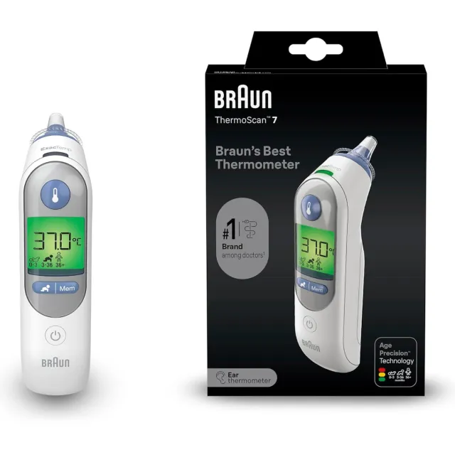 Braun IRT6525WE Digitale thermometer Wit