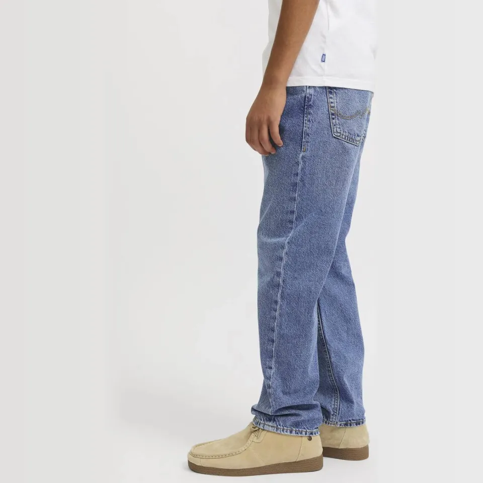 Jack & Jones JUNIOR high waist relaxed fit jeans medium blue denim, foto 5