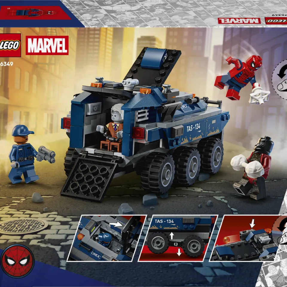 Lego Marvel Spider-Man Achtervolging van gevangenistransport 76349, foto 5