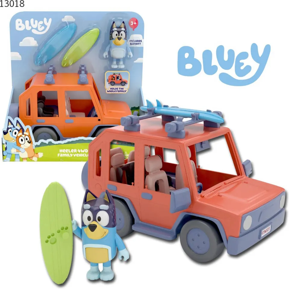 Moose Toys Bluey speelauto met accessoires, foto 7