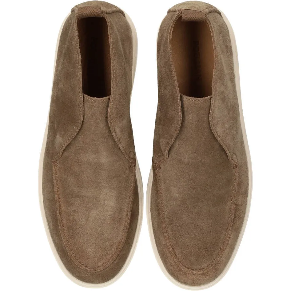 Poelman Milan suède enkelboots - lichtbruin, foto 4