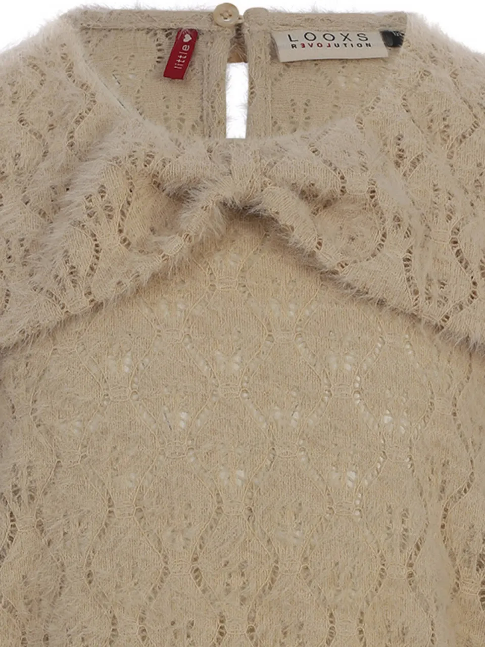 LOOXS little oversized sweater - ecru, foto 8