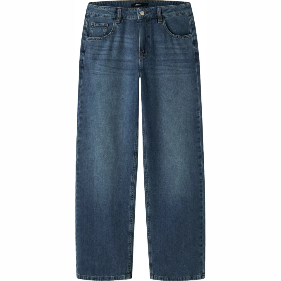LMTD NLMBEX loose fit jeans - donkerblauw, foto 2