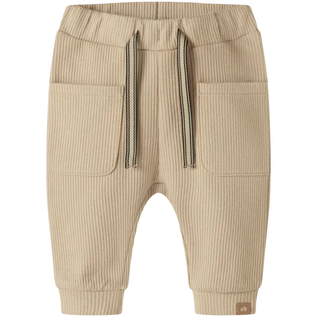 NAME IT gebreide joggingbroek beige, foto 2