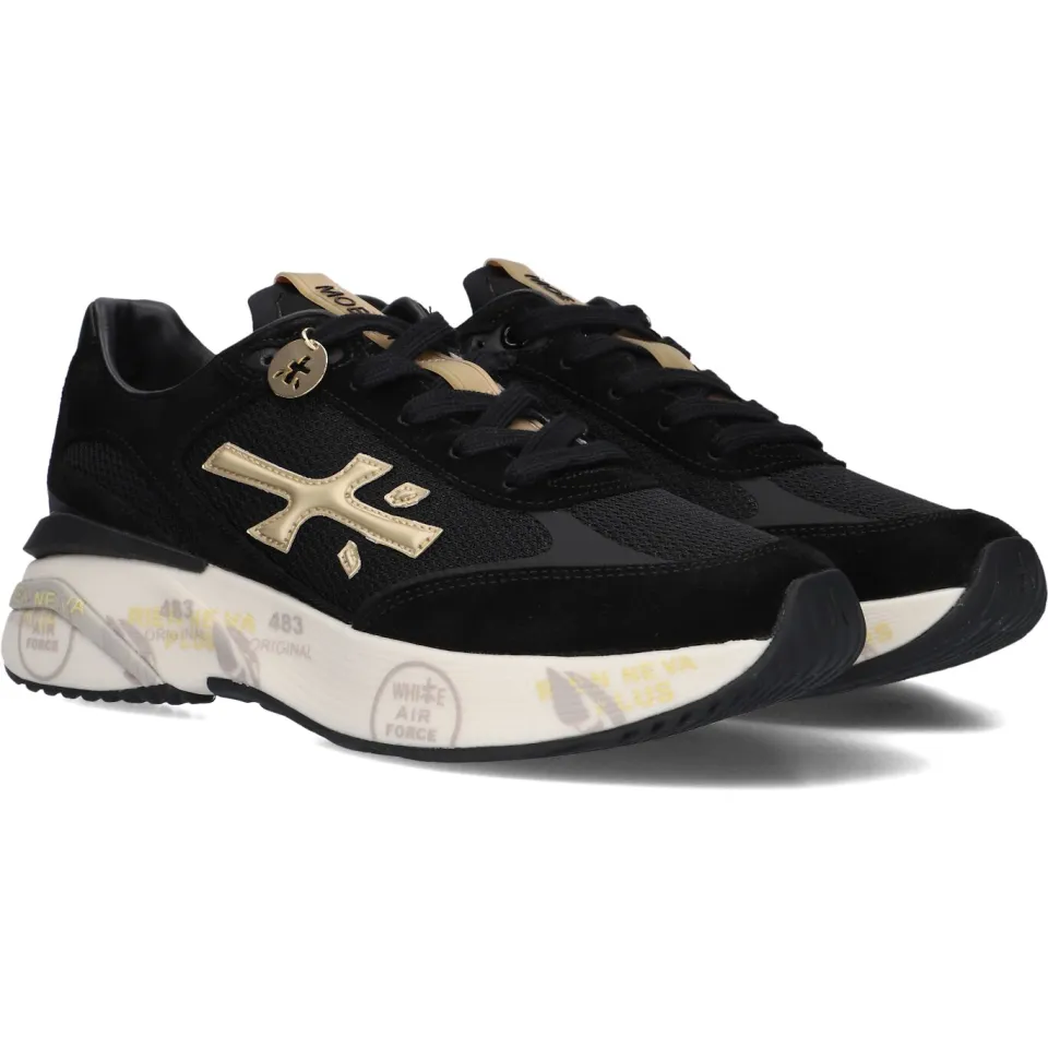 Premiata Moerun-d lage sneaker zwart, foto 2