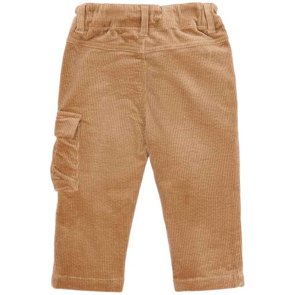 Little Dutch corduroy cargobroek bruin, foto 3