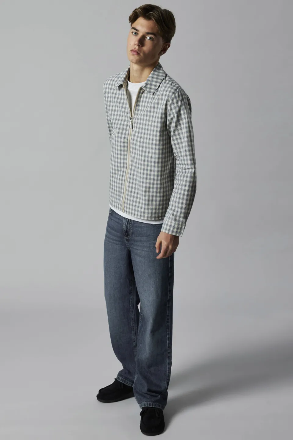 LMTD straight leg jeans - dark blue denim, foto 3