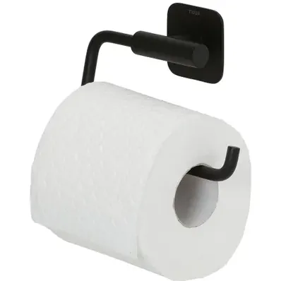 Tiger Toiletrolhouder Colar - Rvs - Zwart