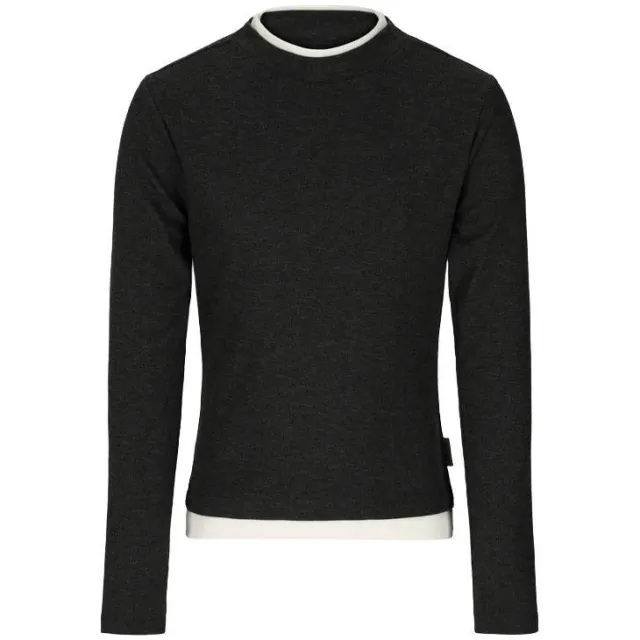 Retour Jeans Peggy longsleeve zwart Zwart/wit
