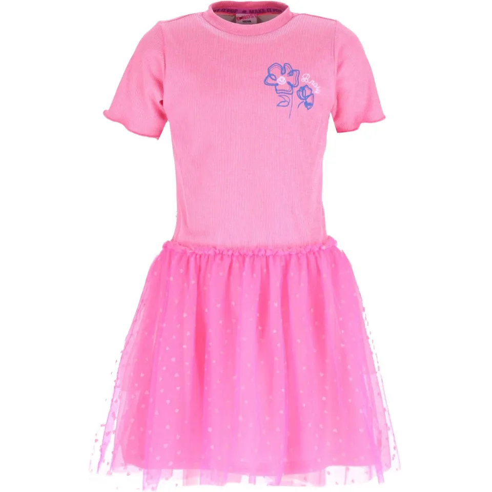 B.Nosy midi jurk met stippen roze, foto 2