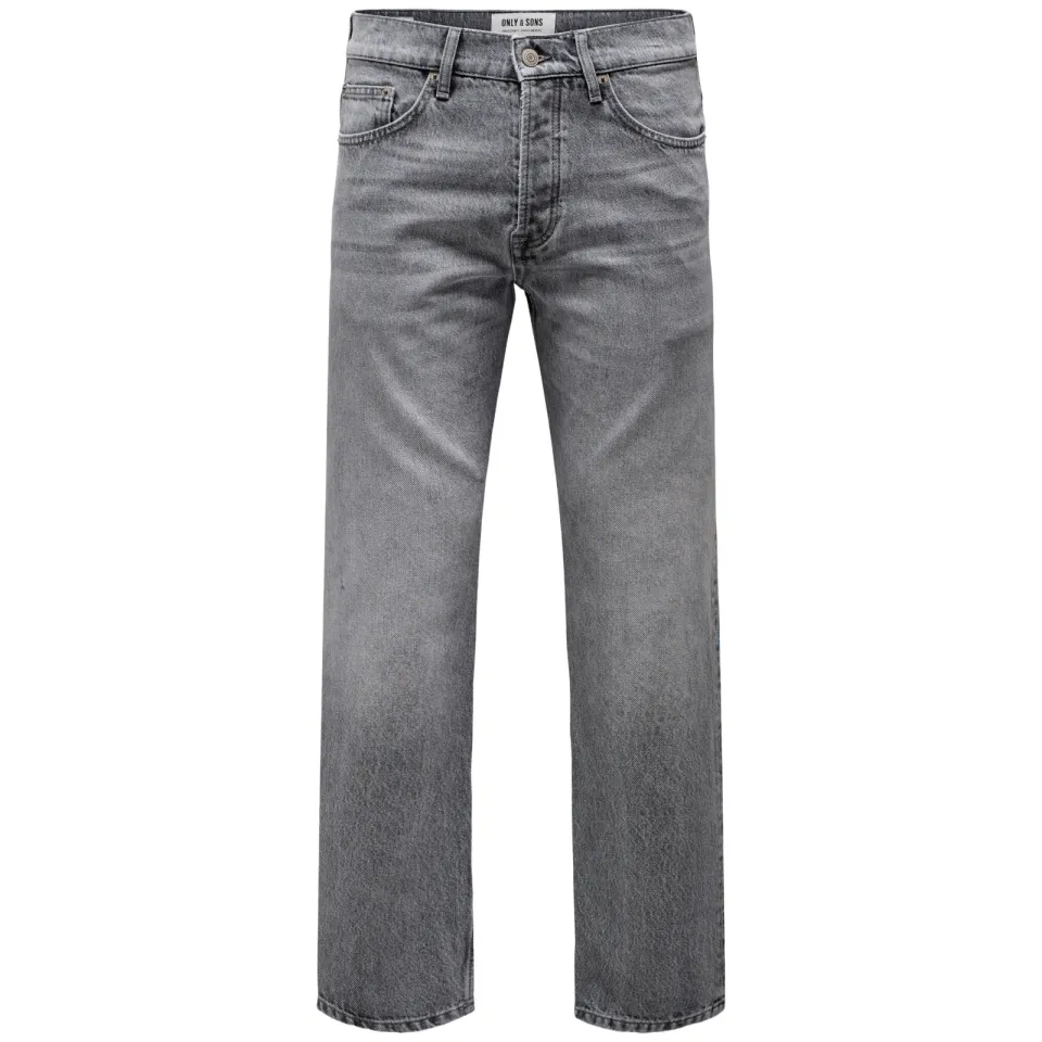 Only & Sons straight leg jeans ONSEDGE medium grey denim, foto 2