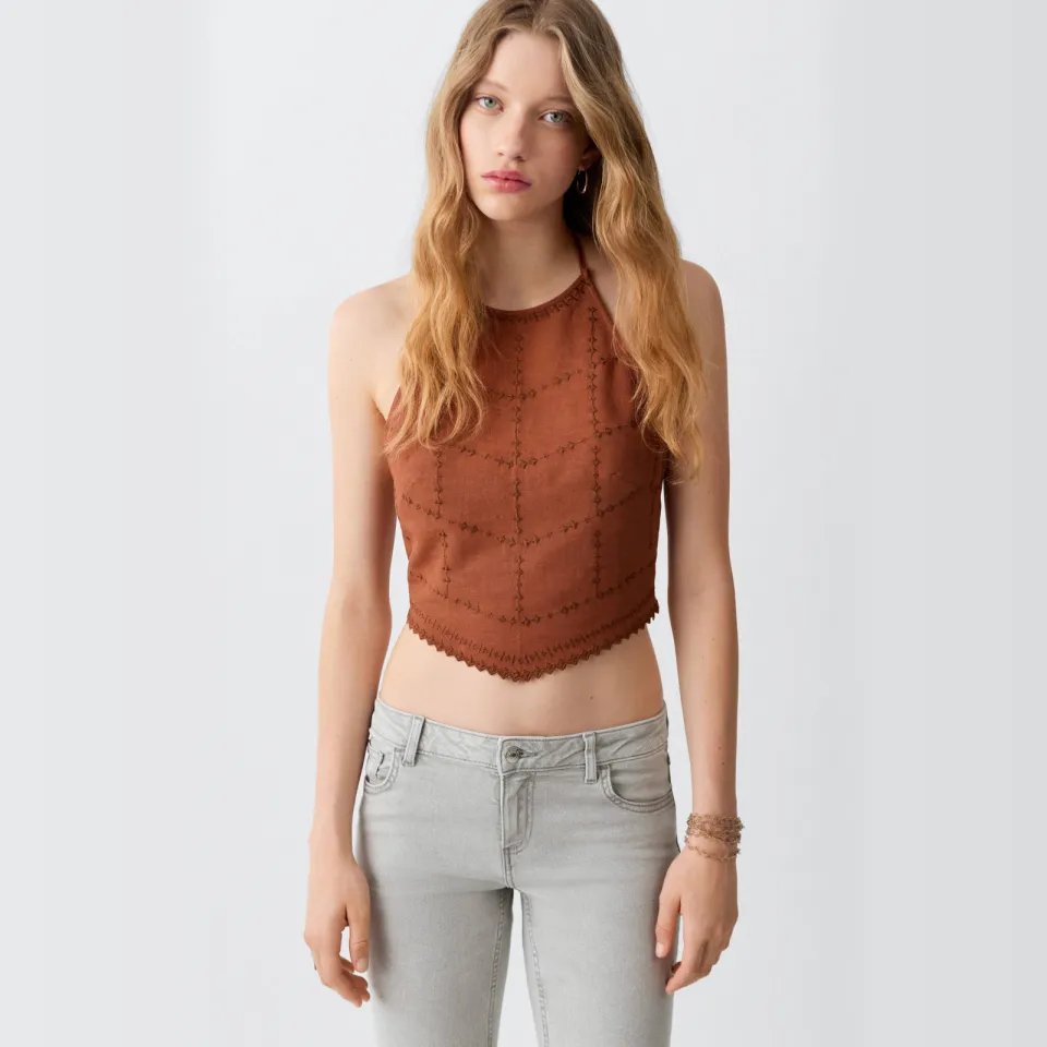 Mango TEEN low waist flared jeans - grijs, foto 3