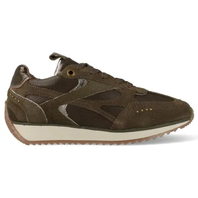 Posh by Poelman Sneakers valeria 79 grijs / olijf Groen
