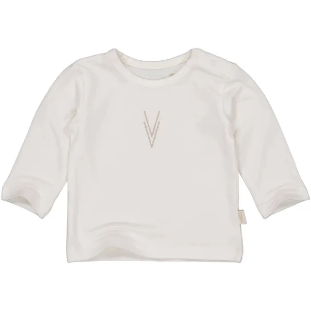 LEVV basic longsleeve met printopdruk offwhite, foto 2