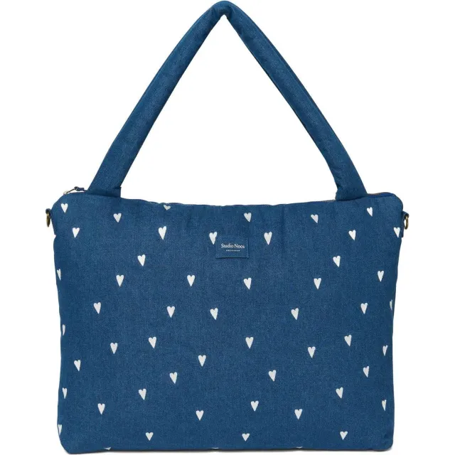 Studio Noos Luiertassen Denim Diaper Bag Blauw - One size