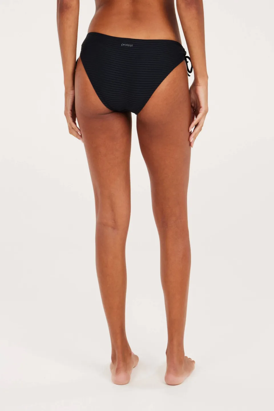 Protest strik bikinibroekje MIXBACK met ribstructuur zwart, foto 5