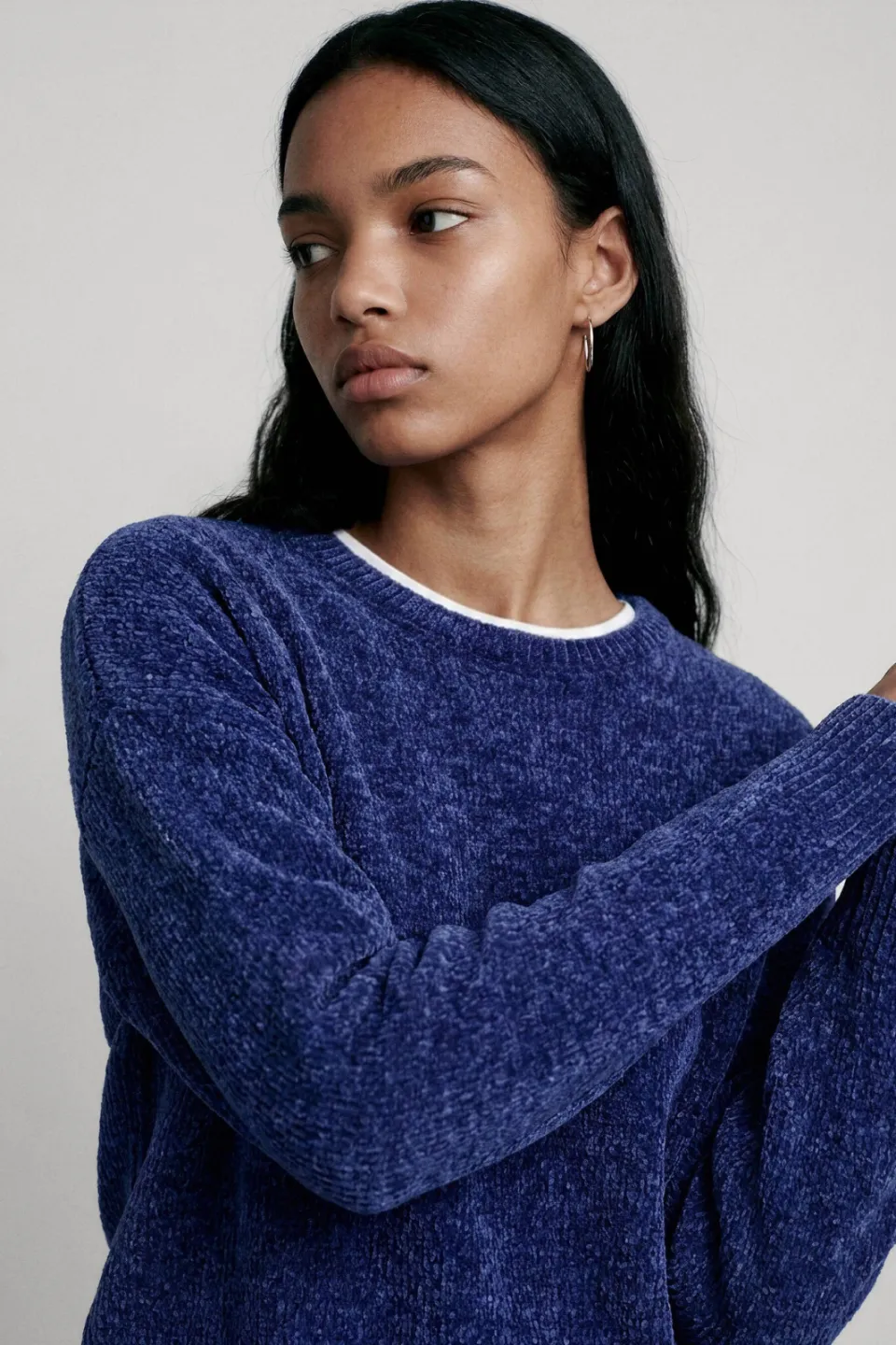 Mango TEEN gebreide trui - blauw, foto 5