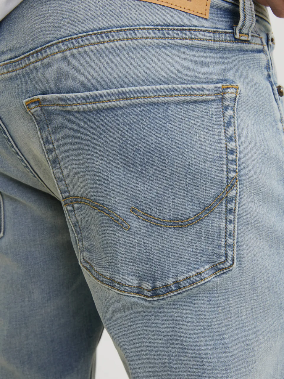 Jack & Jones JEANS INTELLIGENCE JJIGLEN JJORIGINAL slim fit jeans - lichtblauw, foto 6