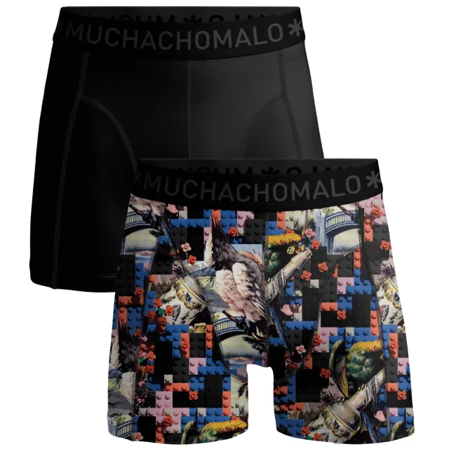 Muchachomalo Jongens 2-pack Boxershorts Veelkleurig