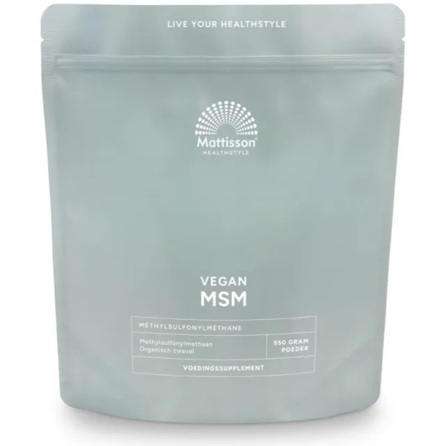 Mattisson HealthStyle vegan MSM poeder