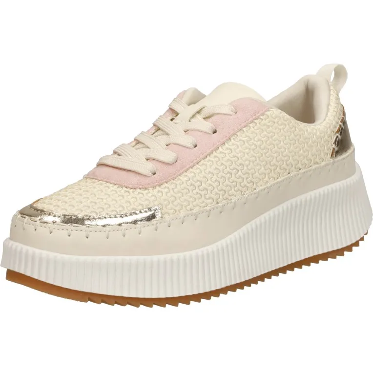 Sub55 lage sneakers beige leer, foto 3