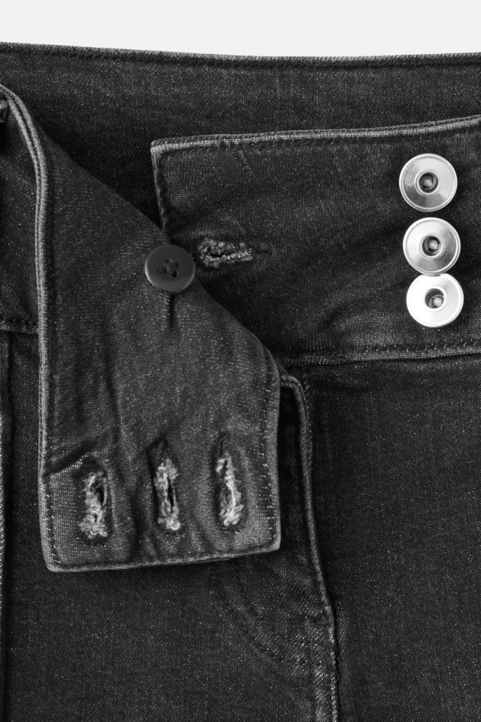 Mango TEEN wide leg jeans - changeant grijs, foto 6
