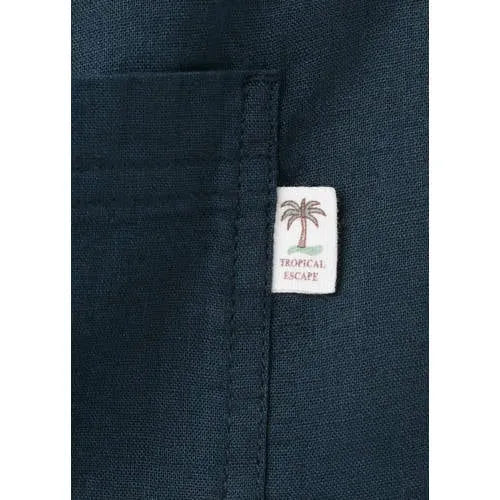 Mango casual korte broek donkerblauw, foto 5