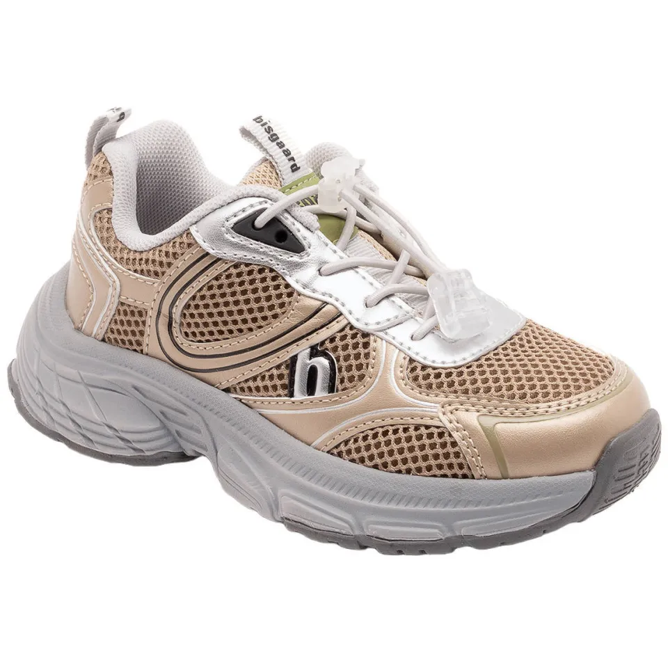 Bisgaard chunky sneakers - goud/grijs, foto 2