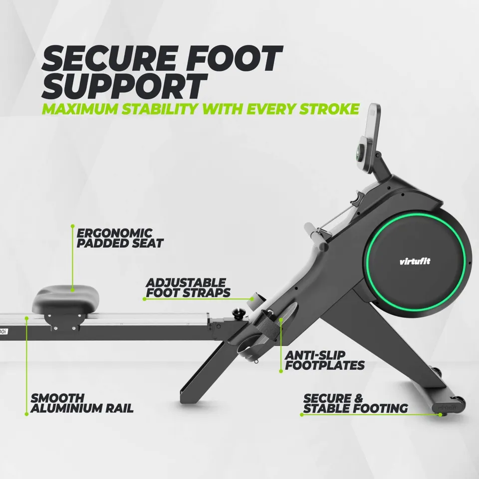 Virtufit ROW300I roeitrainer zwart, foto 6