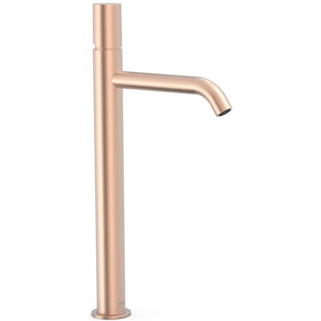 Tres Study Exclusive wastafelmengkraan 40,5 cm 1-knop mat rosé goud Mat rose goud