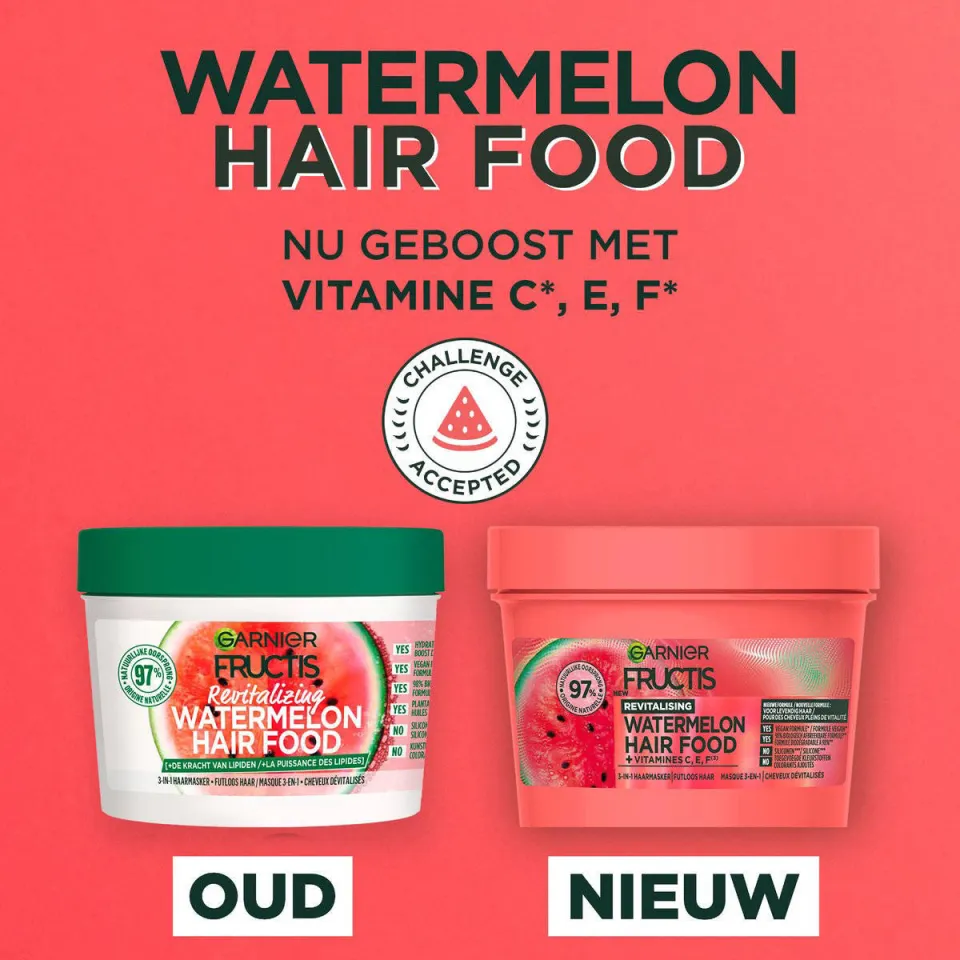 Garnier Fructis Hair Food Watermelon 3-in-1 haarmasker, foto 7