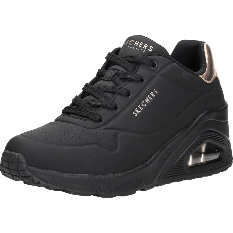 Skechers Uno Wedge sneakers zwart, foto 3