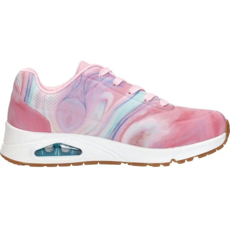 Skechers Uno Gen1 Marble Sweetheart lage sneaker roze